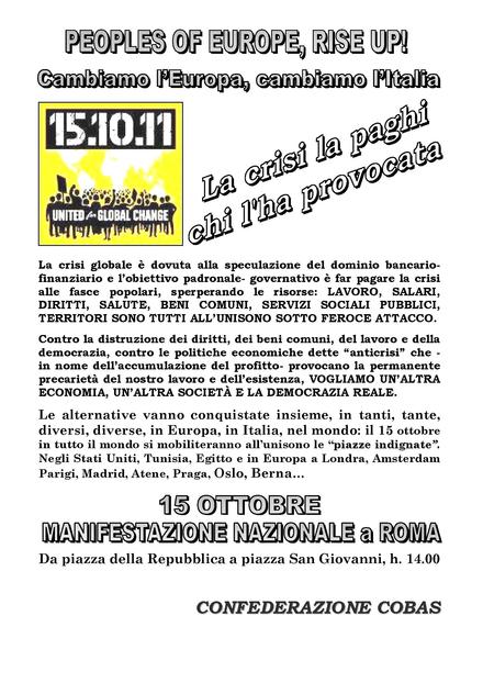 Locandina corretta  x 15 ottobre
