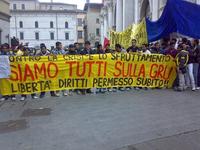 6 novembre 2010  Manifestazione dei migranti a Brescia 